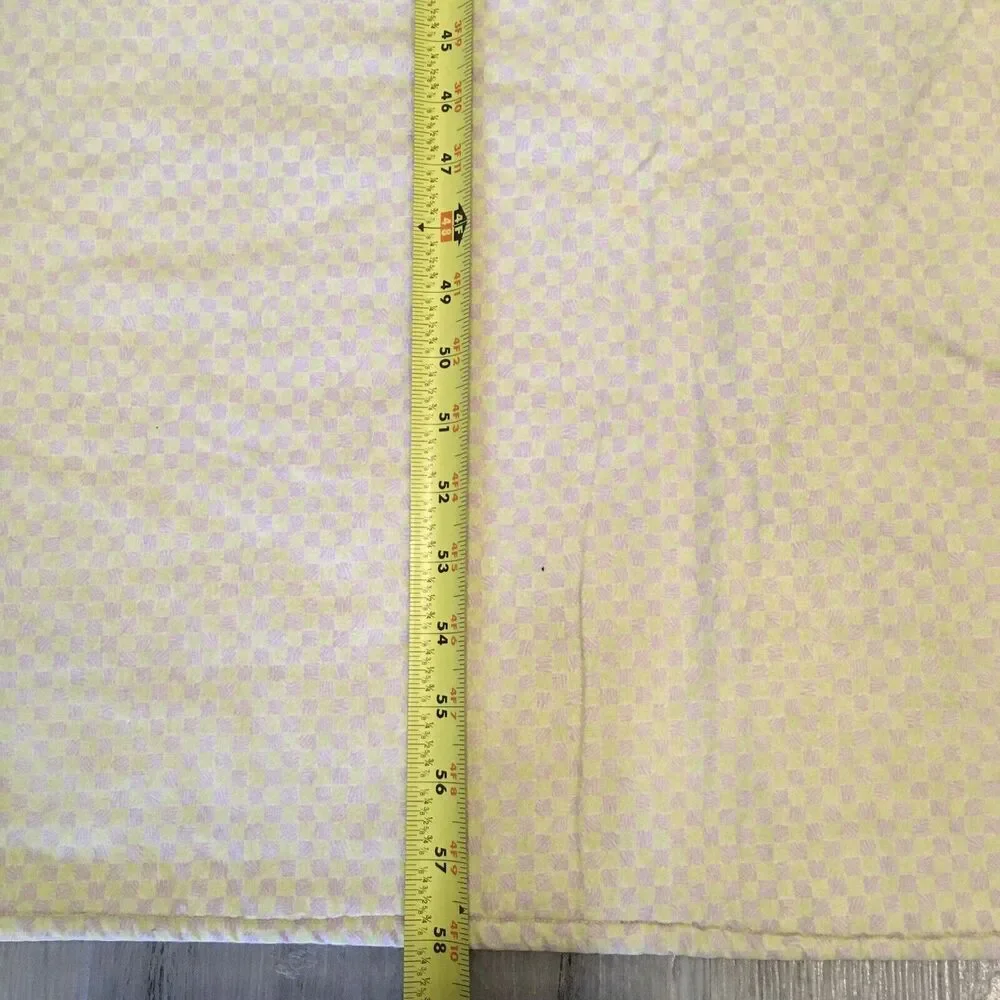 Vintage Baby Quilt Made With Love 39”X 58” Pastel Multi‎ color Nursery Decor